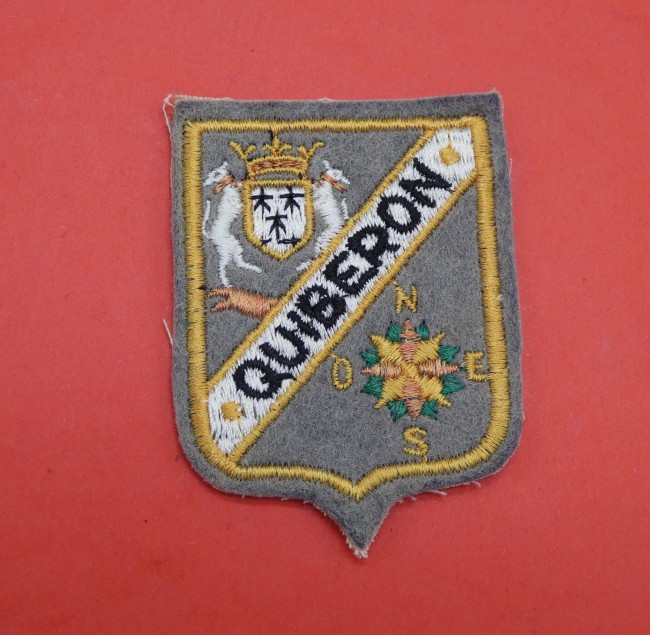 écusson brodé ville QUIBERON à coudre