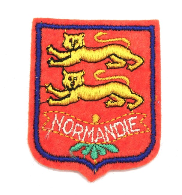 Ecusson brodé ville Normandie 