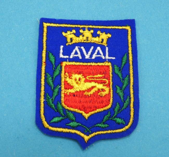 Ecusson brodé ville Laval