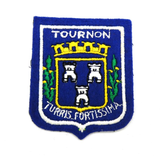 Ecusson brodé ville TOURNON 
