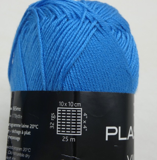Fil à tricoter Plassard Victoire bleu 57