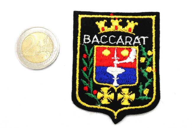 Ecusson brodé ville Baccarat