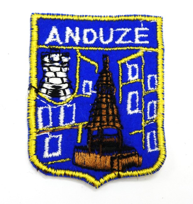 Ecusson brodé ville ANDUZE 