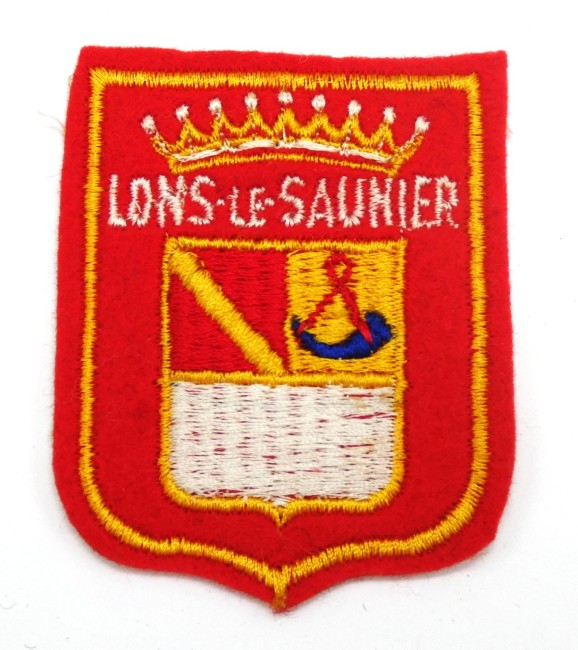 P1090281 Ecusson brodé ville Lons Le Saunier