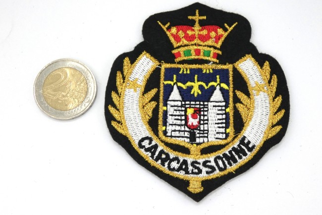 Ecusson brodé ville Carcassonne