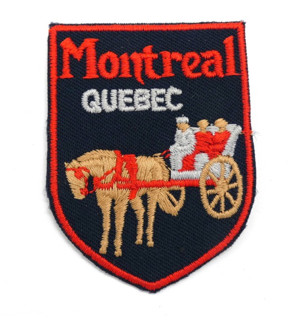 Ecusson brodé Montreal Quebec