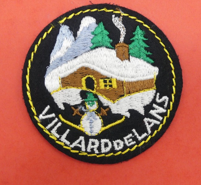 Ecusson brodé ville Villard de Lans