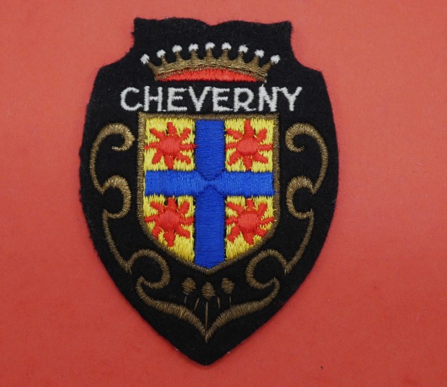 Ecusson meresse brodé ville CHEVERNY
