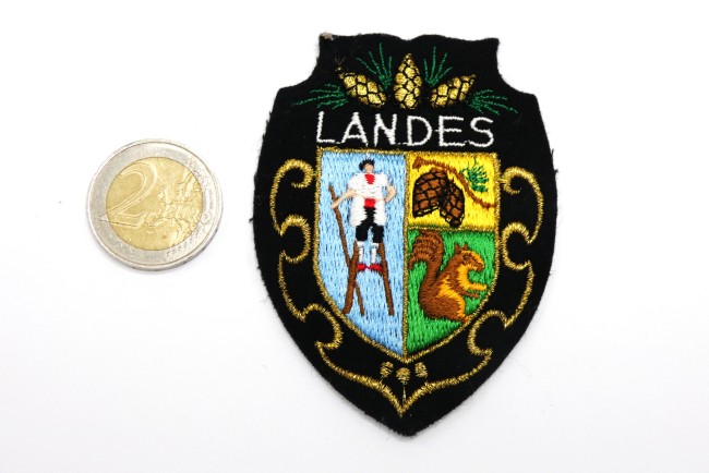 Ecusson meresse brodé LANDES 