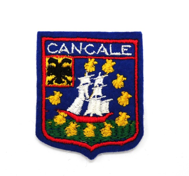 Ecusson brodé ville Cancale