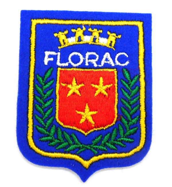 P1100341 Ecusson brodé ville FLORAC