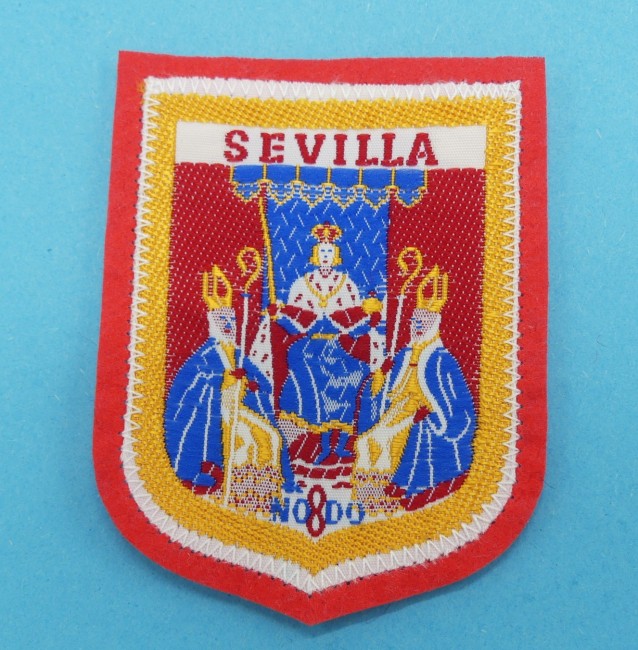 P1260079  Ecusson collection brodé ville Sevilla
