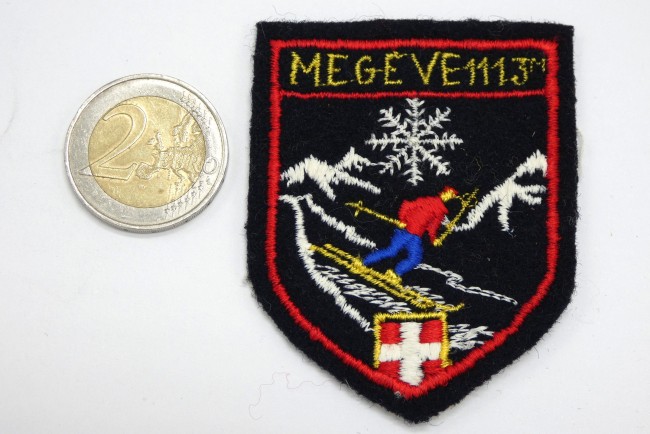 Ecusson brodé ville Megève 1113M 