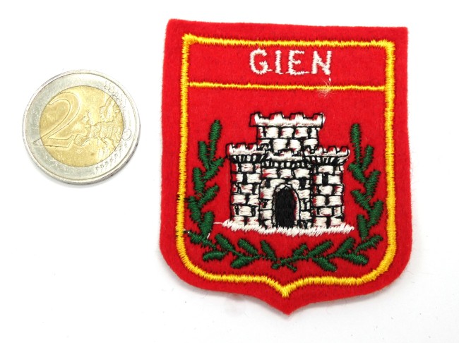 Ecusson brodé ville Gien 