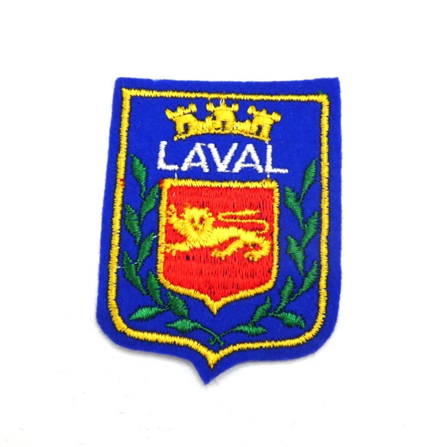 Ecusson brodé ville Laval
