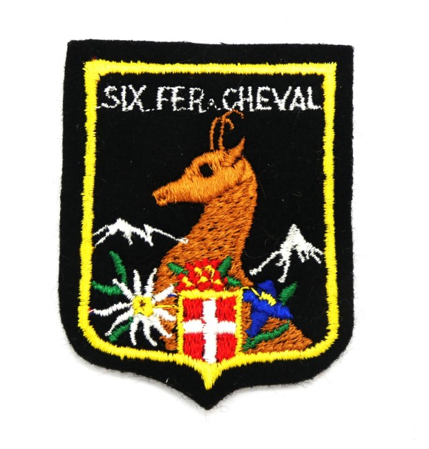 Ecusson brodé SIX FER & CHEVAL 