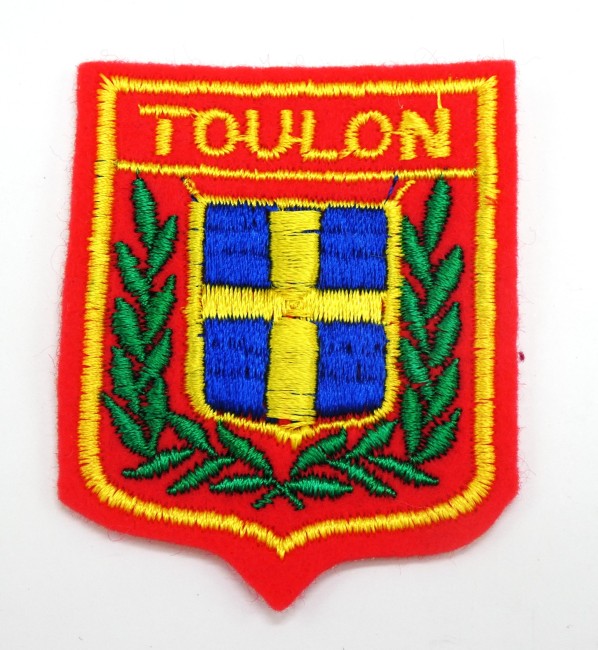 P1100143 Ecusson brodé ville TOULON