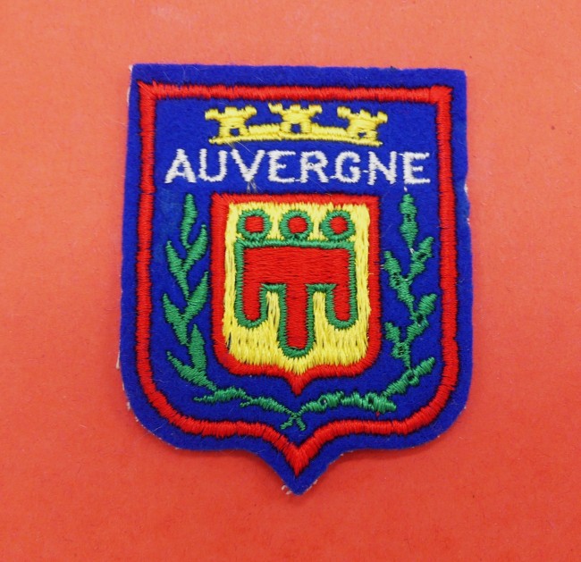 Ecusson brodé ville Auvergne