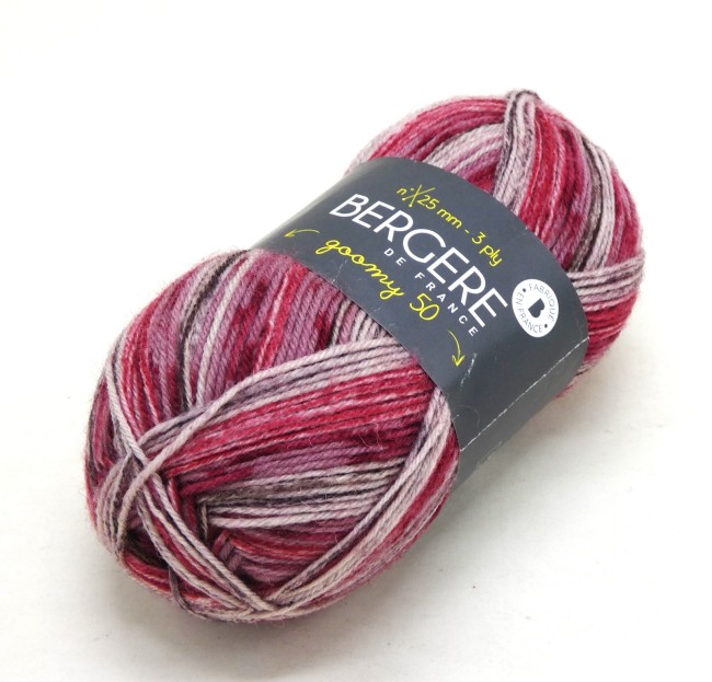 Laine Bergère de France Goomy 50 Imprim rose