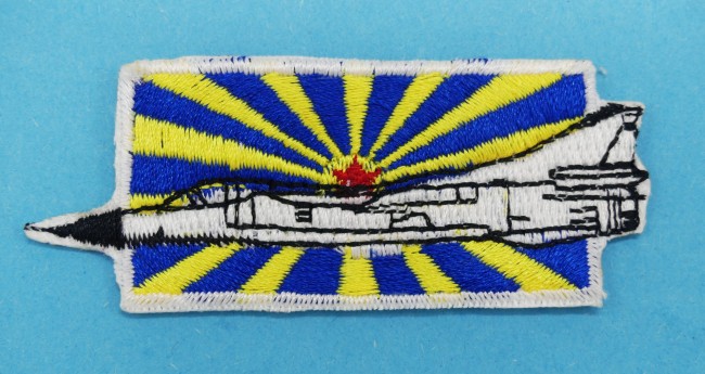 Ecusson brodé avion chasse / aviation