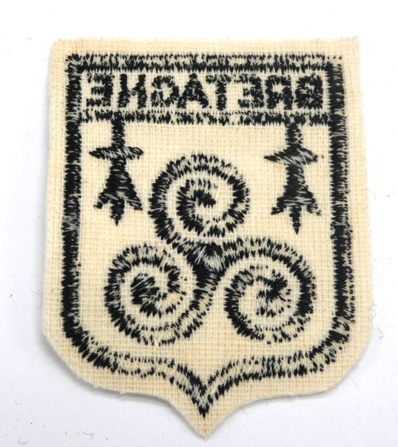 Ecusson collection brodé ville / région Bretagne