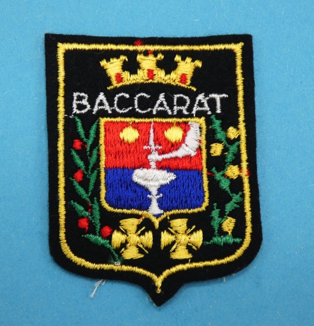 Ecusson brodé ville Baccarat