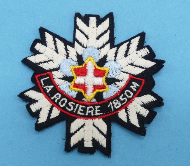  Ecusson brodé La Rosière 1850 M 