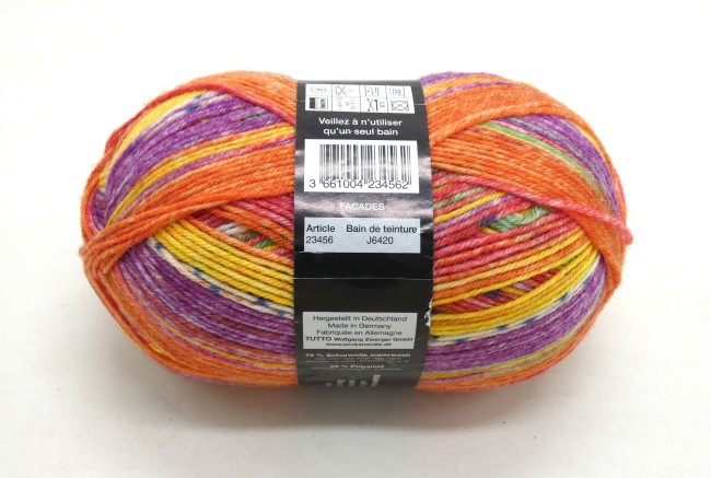 Une pelote X 100 gr Laine Chausette OPAL PICTURE art 23456  / J6420