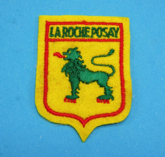 Ecusson ancien brodé La Roche Posay