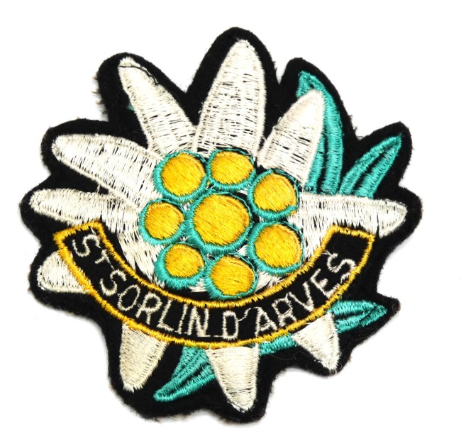 Ecusson brodé ville St Sorlin d ' Arves