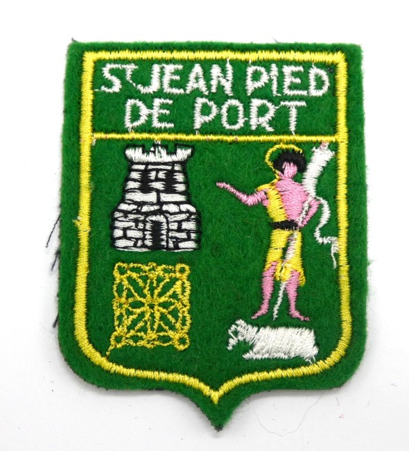 Ecusson blason ville St Jean Pied de Port 