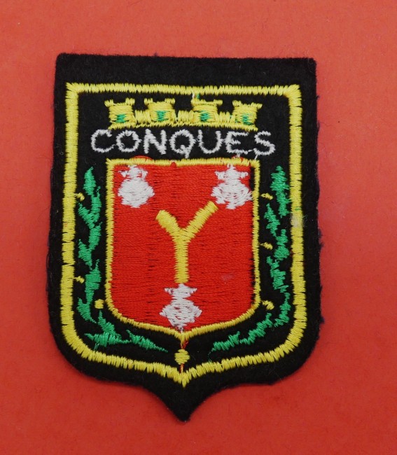 Ecusson brodé ville Conques
