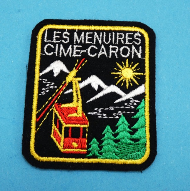 P1090630 Ecusson brodé Les Menuires Cime - Caron
