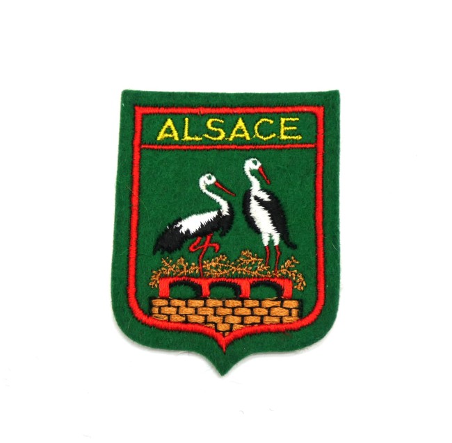 Ecusson collection brodé ville ALSACE