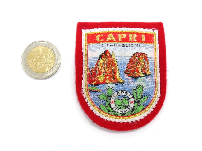P1260178 Ecusson feutrine brodé CAPRI