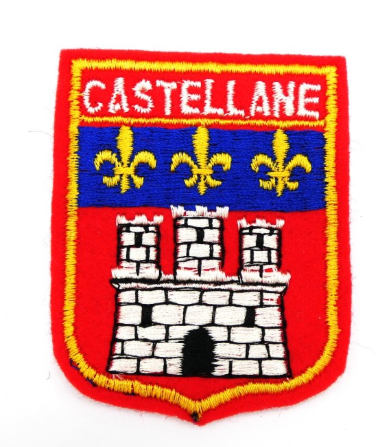 P1070124 Ecusson brodé ville Castellane