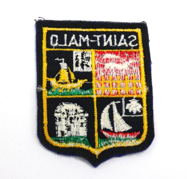 Ecusson brodé ville SAINT - MALO 