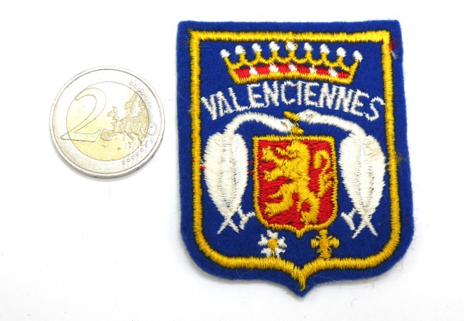 Ecusson brodé ville Valenciennes 