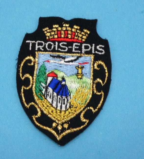 Ecusson brodé ville TROIS - EPIS