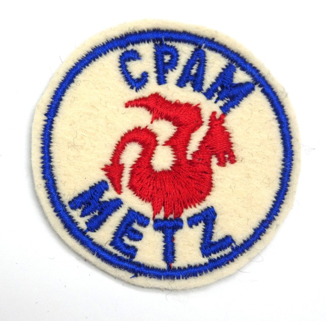 Ecusson brodé ville CPAM METZ