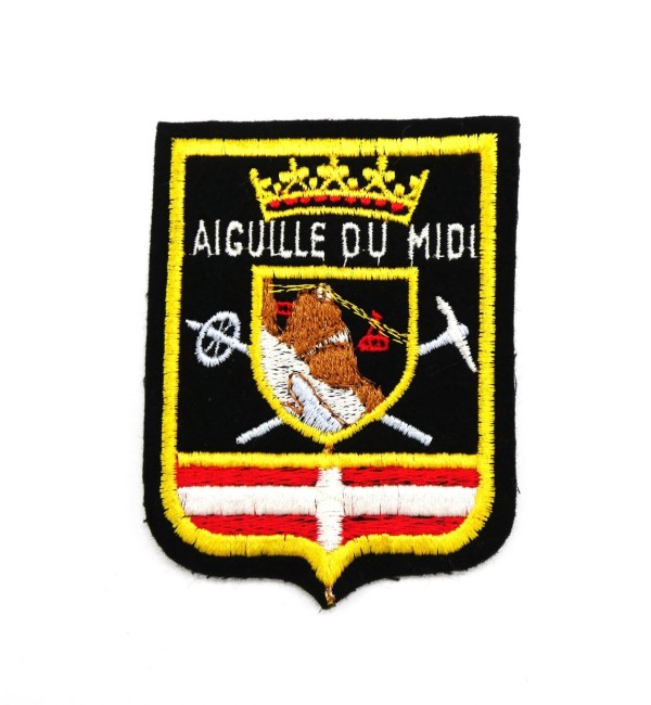 Grand écusson ville /montagne AIGUILLE DU MIDI 