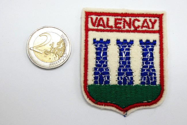 Ecusson brodé ville Valençay