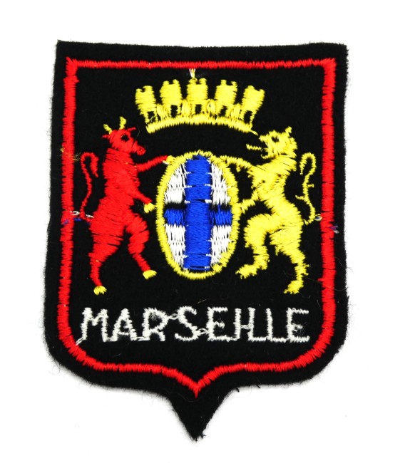 Ecusson collection brodé ville Marseille