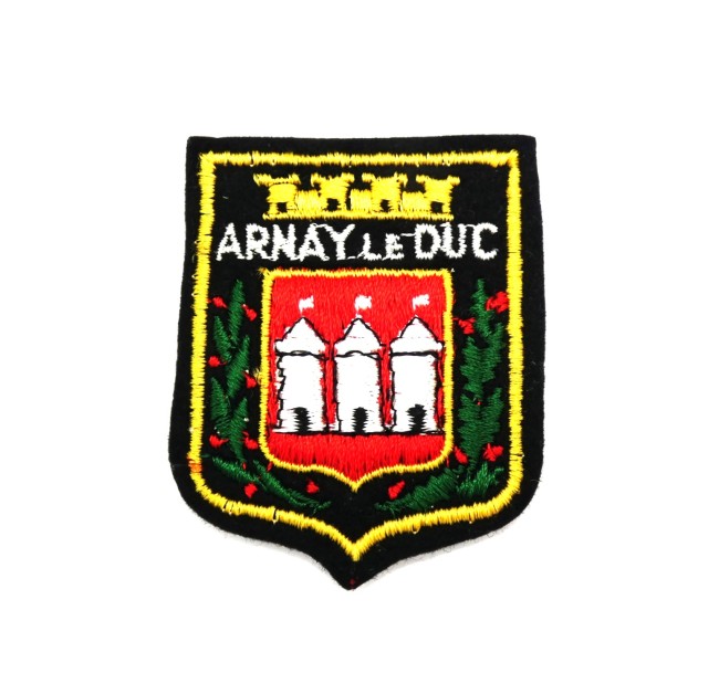 Ecusson brodé ville Arnay Le Duc
