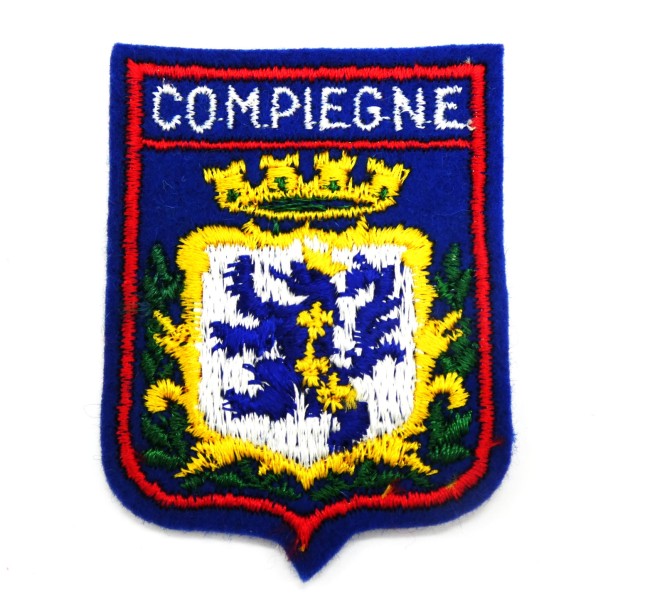 Ecusson brodé ville COMPIEGNE