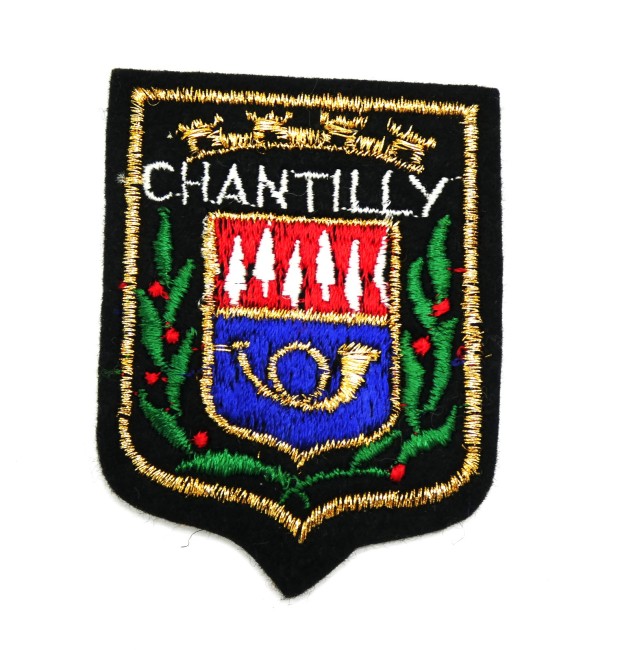 Ecusson brodé ville Chantilly