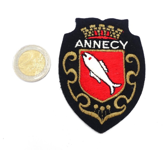 Ecusson meresse brodé ville Annecy 