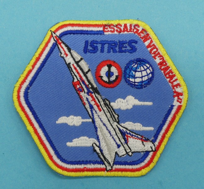 Patch écusson Aéronavale essais en vol  Istres rafale A 