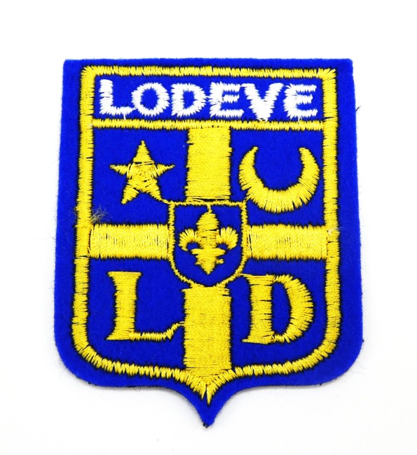 Ecusson brodé ville LODEVE