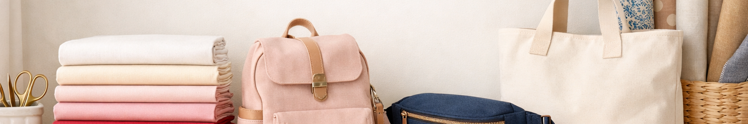 Toiles canvas en coton épaisses et robustes pour sacs personnalisés